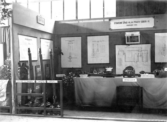 Výstava Plyn, voda a zdravotní technika 1937, část expozice Pražských vodáren