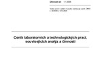 Ceník_3_Ceny laboratorních a technologických prací, souvisejících analýz a činností